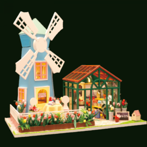 "Amsterdam Windmill Flower House" kūrybinis rinkinys